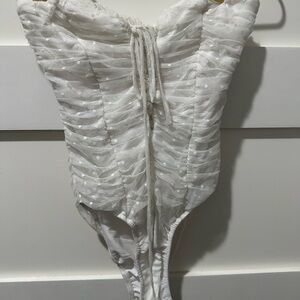 Princess Polly strapless lace bodysuit size 0